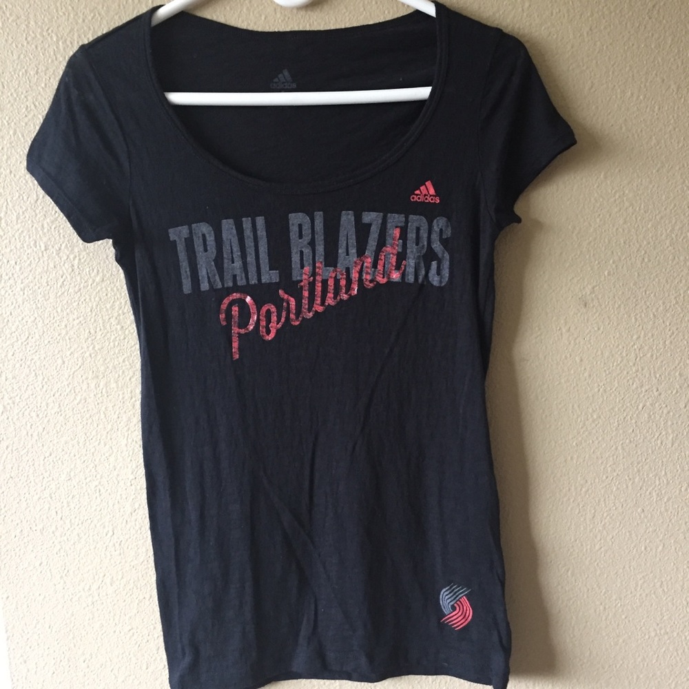 Adidas NBA Portland Trailblazers burnout tee